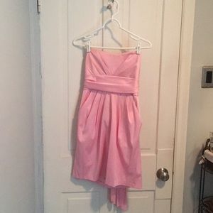 Pink Strapless Dress